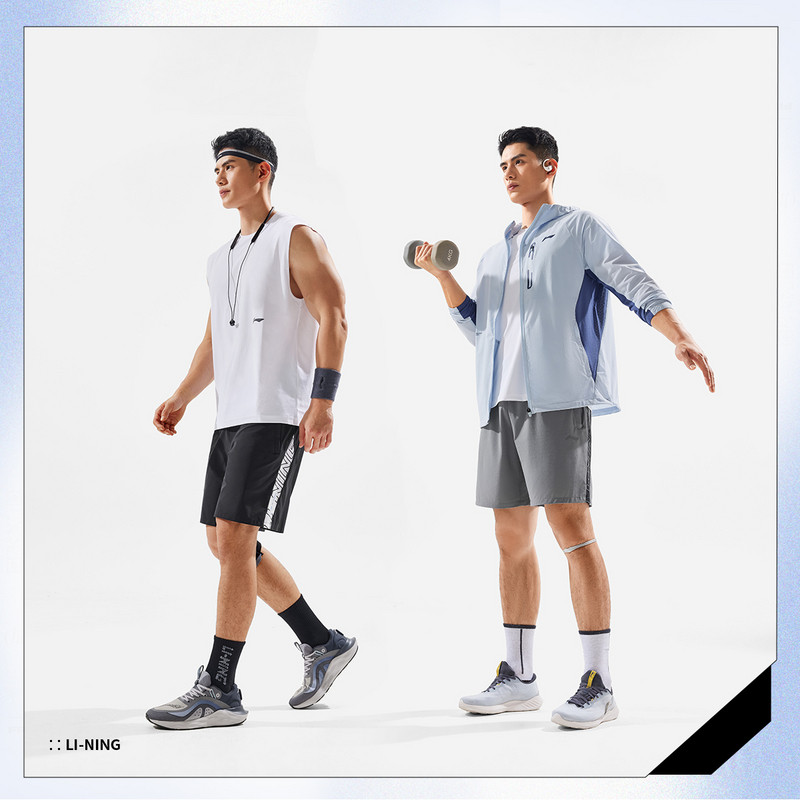 李宁健身系列男子速干凉爽冰感舒适百搭运动短裤AKSV427,运动服/休闲服装,运动中长裤／短裤,淘宝优惠券,粉丝福利购,淘宝优惠卷