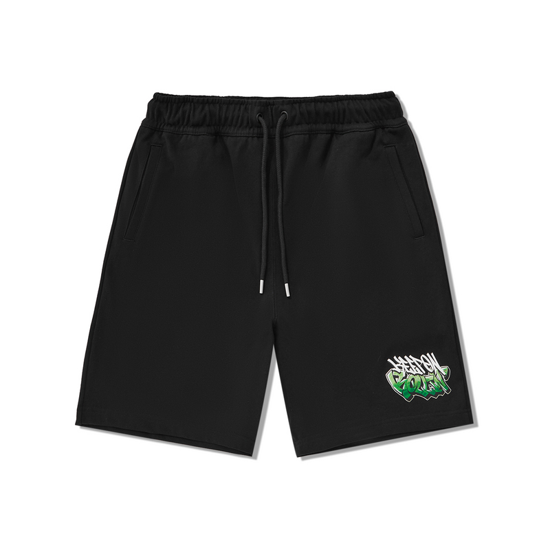 中国李宁男女同款休闲短卫裤夏季宽松型柔软透气短裤AKSU215-B品