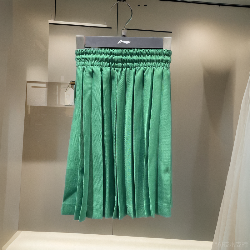 LI-NING/李宁女子时尚潮流休闲百搭宽松舒适运动短裙ASKT072-B品