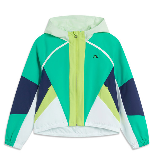 李宁童装网球系列宽松运动风衣夏季轻薄透气时尚休闲外套YFDU160