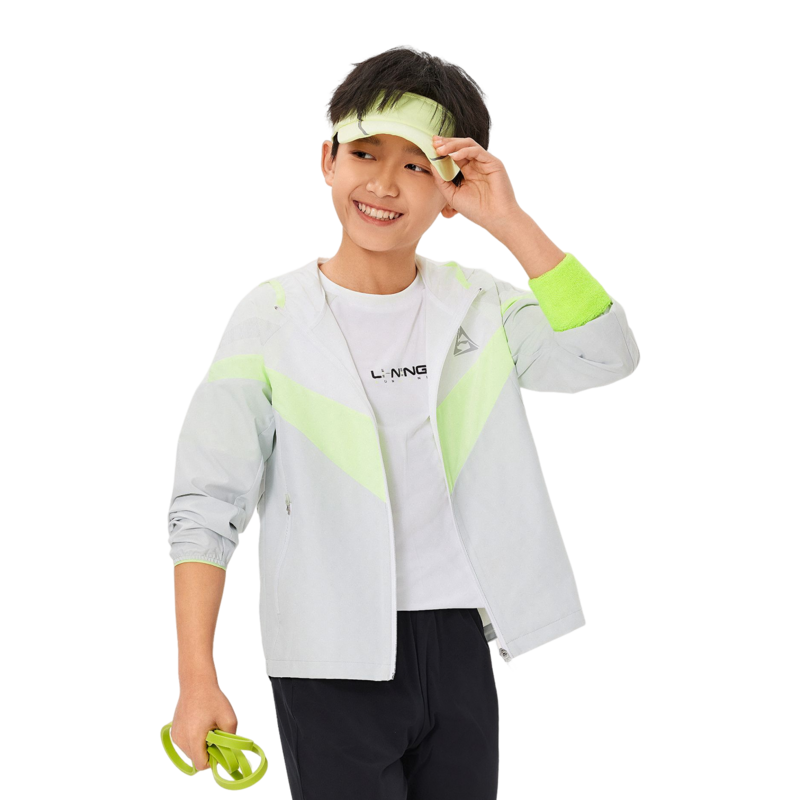 李宁2024夏款男大童综合体能系列反光防晒运动风衣YFDU173-B品,运动服/休闲服装,运动茄克/外套,淘宝优惠券,粉丝福利购,淘宝优惠卷