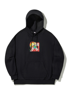 中国李宁x Sam Taylor联名系列男女潮流宽松套头连帽卫衣AWDV691-