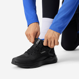 李宁流云休闲鞋男士春秋防滑耐磨低帮舒适慢跑鞋AGLU089-B品