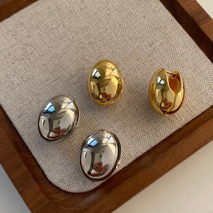 轻奢欧美复古高级感水滴耳扣耳环925银针小众设计感耳饰新款 女潮