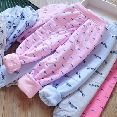 柔软男女童纯棉棉裤儿童收口内穿校服裤子内搭保暖棉裤