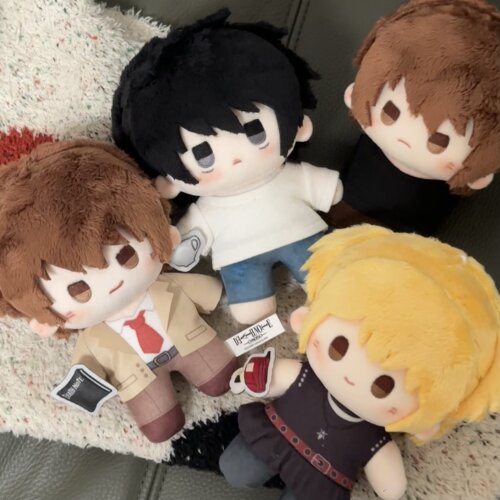 歪瓜出品 死亡笔记 可爱毛绒棉花15cm公仔挂件动漫周边玩偶挂饰