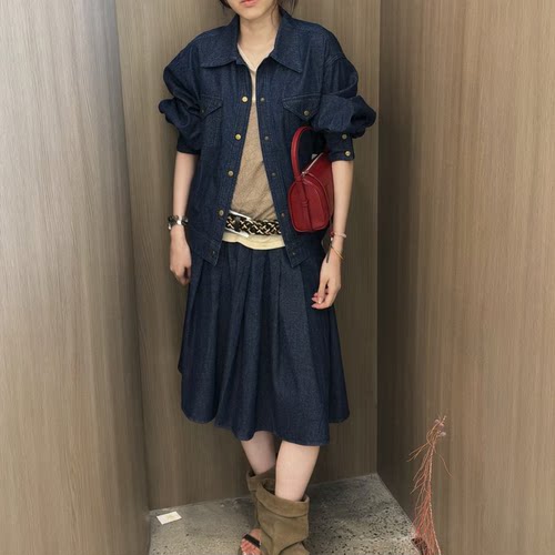 E1新款轻奢洋气时髦女装牛仔外套百搭休闲女4688