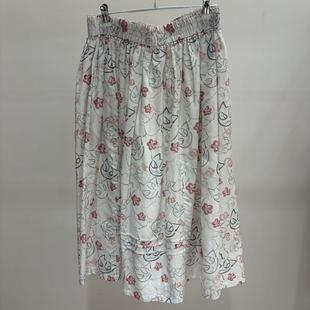 印花松紧腰时尚 新款 26设计师品牌春季 半身裙 现货询价