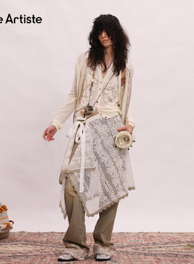 【现货】SHELLE ARTISTE 26春季新款时髦随性简约干杯吧钩花外套