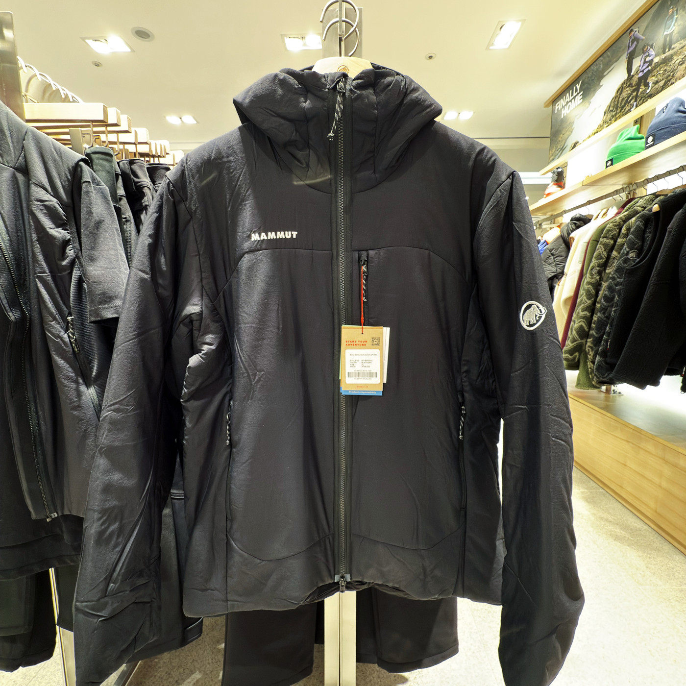 猛犸象RimeIN轻量连帽棉服男女