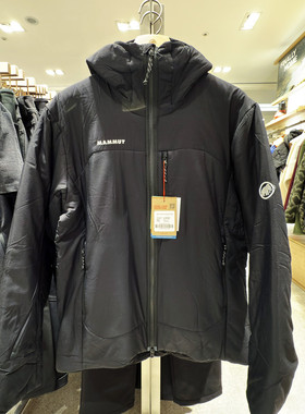 25猛犸象 MAMMUT Rime IN户外徒步舒适轻量温暖连帽棉服外套 男女