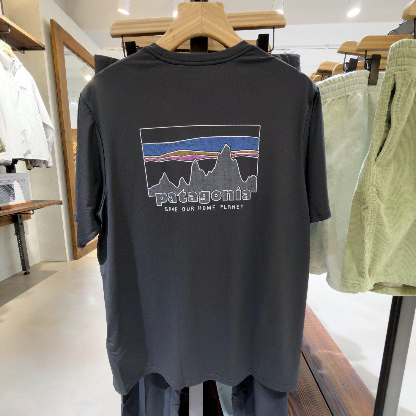 26patagonia巴塔哥尼亚 C1 速干短袖 cap cool Daily T恤透气男士 - 实物图