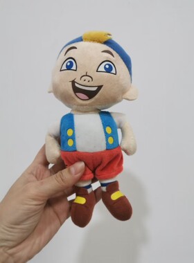 杰克与梦幻岛海盗中小海盗队员阿比Cubby公仔毛绒玩具生日礼物20c