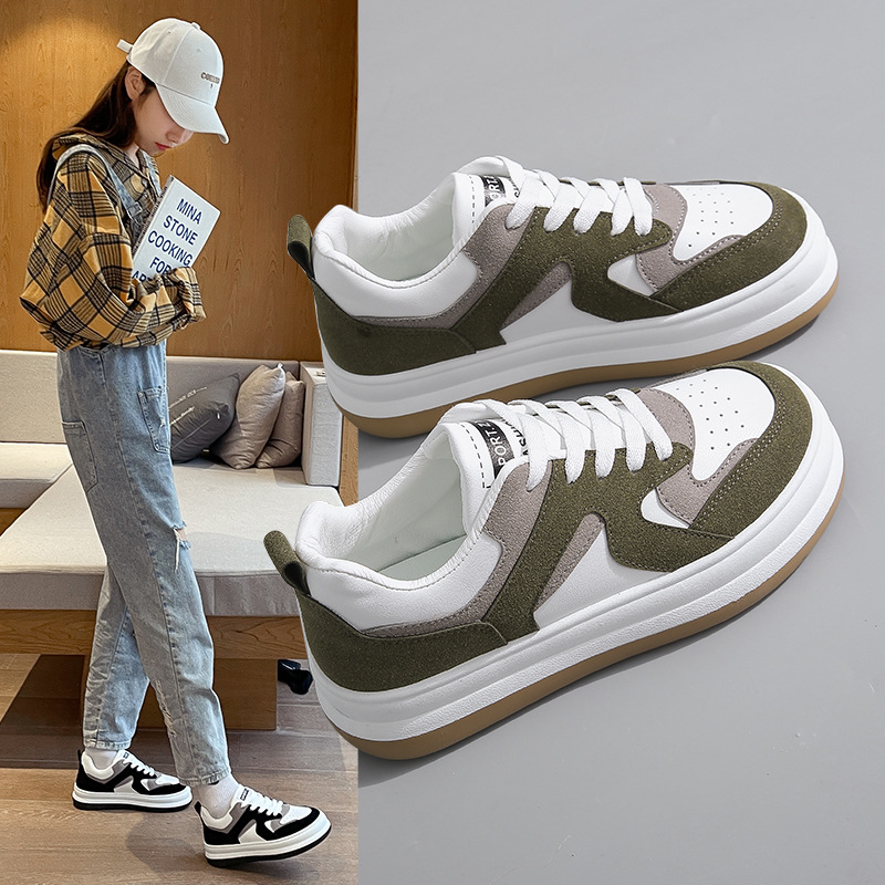 大码35-44透气平底休闲板鞋