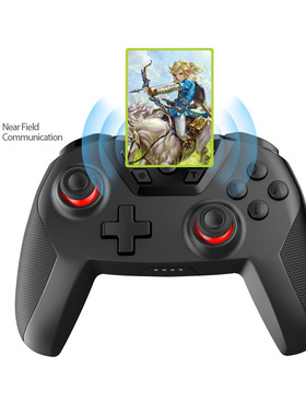 swich pro蓝牙游戏手柄震动nfc唤醒六轴连发怪物猎人崛起