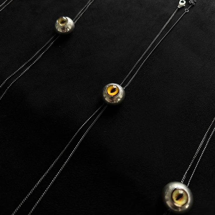 AetherisLEM风猫眼极简项链