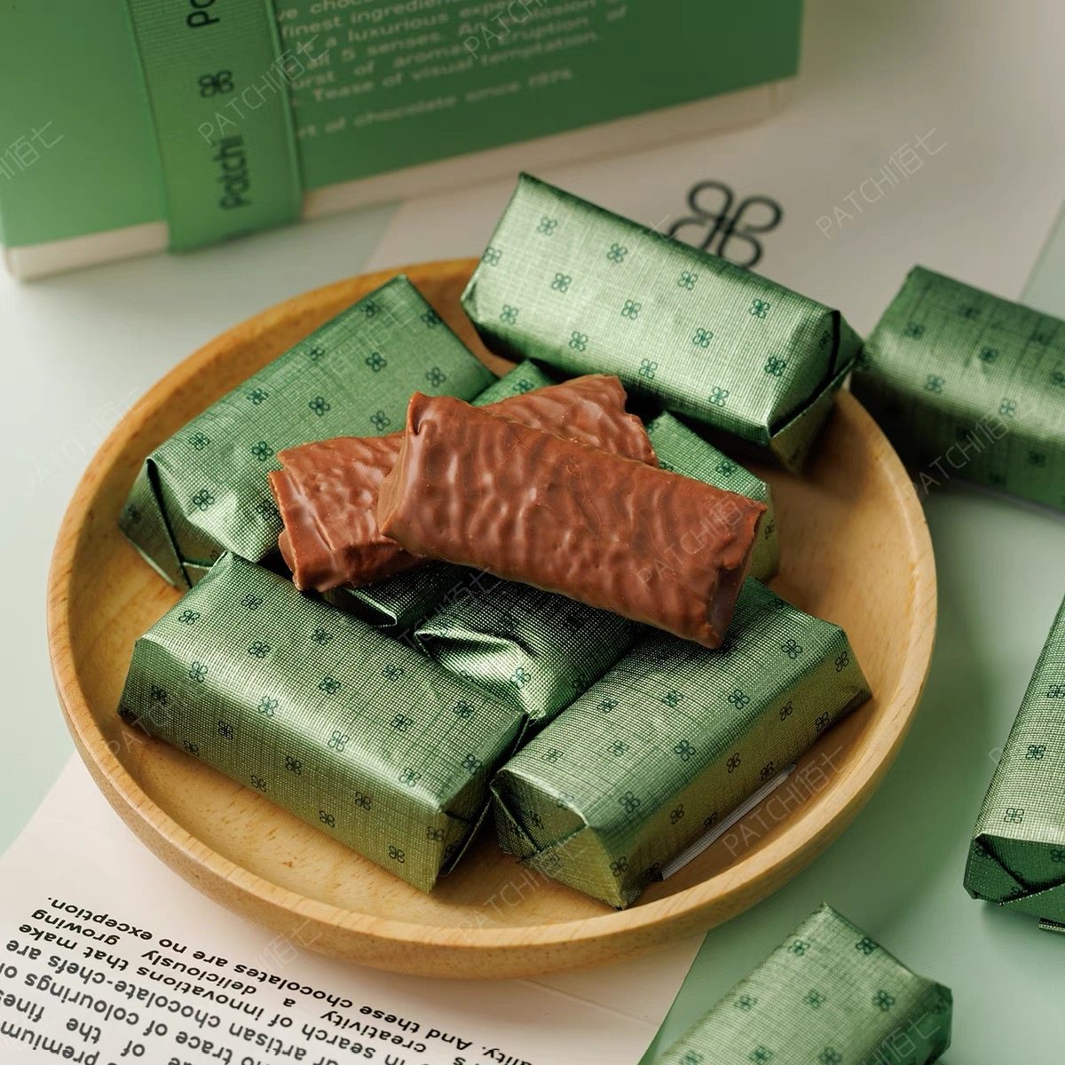 现货迪拜代购特产中东黎巴嫩Patchi巧克力法国薄脆饼干味250g原味