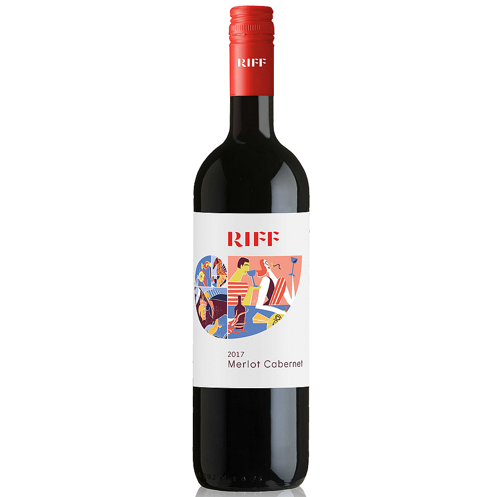 意大利拉格德酒园白云石梅洛加本力红葡萄酒2017Riff Merlot - Ca
