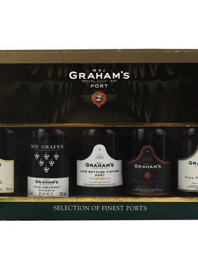 礼盒格兰姆精选迷你纸礼盒装 Graham's Port 50ml*5