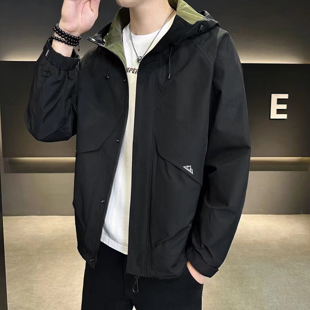 新款男士连帽夹克JK24002-P95图片