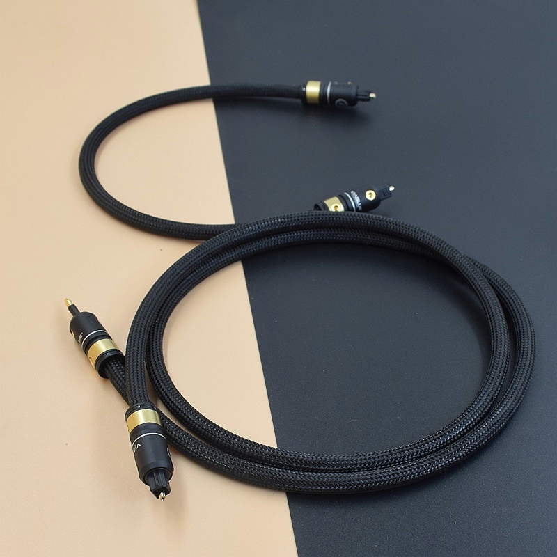 hifi发烧级插头3.5光纤音频线dsp