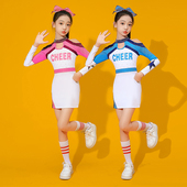 儿童舞蹈演出服服装 拉拉队啦啦队比赛服运动会团体表演健美操竞技