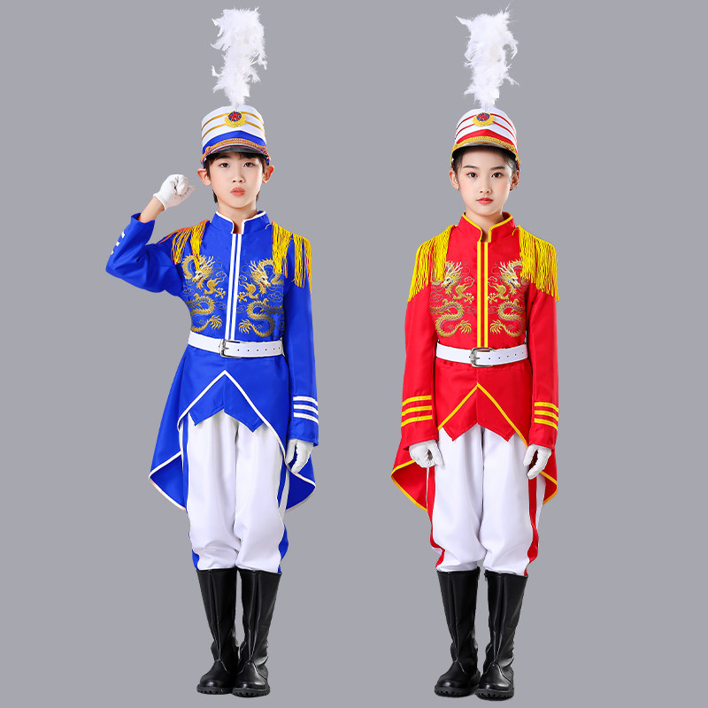 升旗手鼓号队服装中小学生鼓乐队