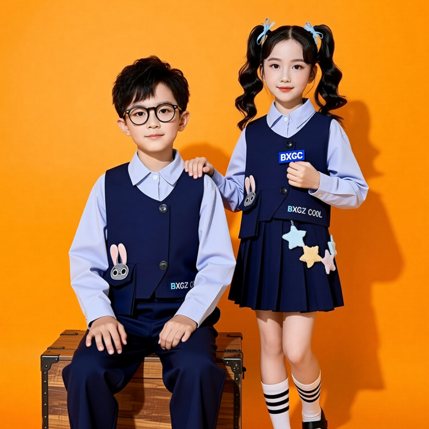 儿童演出服小学生运动会啦啦操