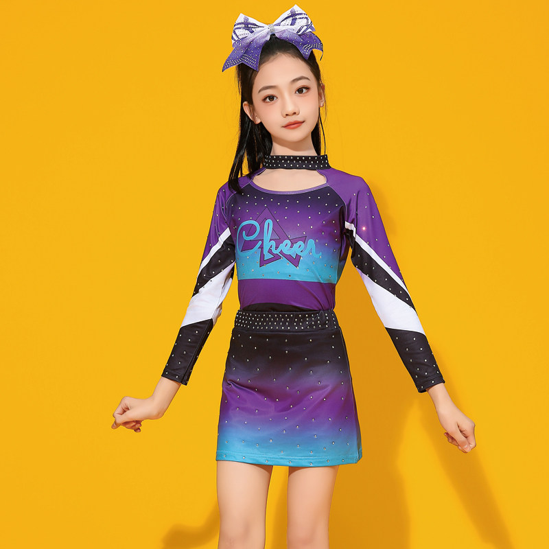 啦啦队演出服比赛服女中小学生