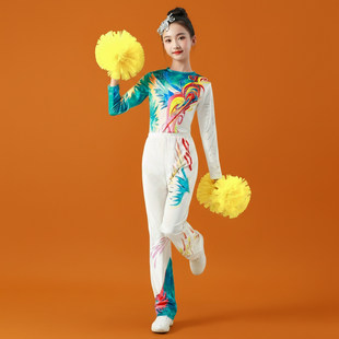 订制成人儿童竞技有氧健美操服装大众团体男女比赛啦啦队表演出服