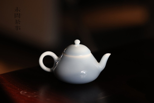 【售完】青塘山房 天青小扁梨壶 清新淡雅  100毫升