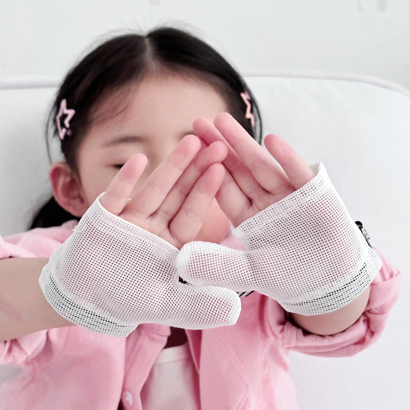 嗨提儿宝宝婴幼儿防吃手戒吃手手套手指套吸大拇指手套夏款矫正器