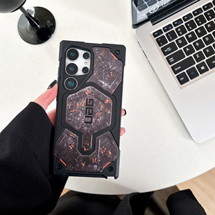 UAG适用三星S25Ultra磁吸手机壳防摔SamsungS24+全包保护套气囊硬壳Magsafe商务凯芙拉高级感碳纤维男女轻薄