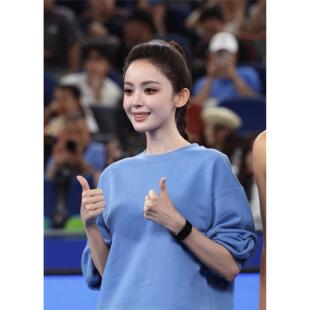 原版古力娜扎同款2026年秋冬新款卫衣女宽松休闲百搭长袖上衣女潮