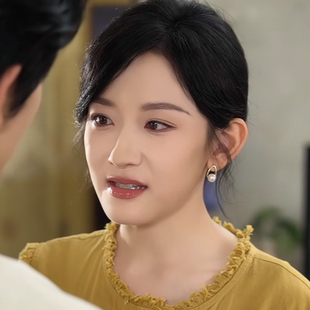 短剧当爱抵达时韩雨彤程青渺同款珍珠耳钉耳环女轻奢高级气质耳饰