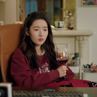 欧洲突然的喜欢王玉雯林欢儿同款卫衣春秋拼接连帽长袖上衣女衣服