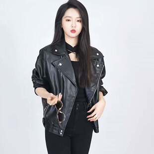 欧洲短剧十八岁太奶奶驾到4李柯以容遇同款皮衣外套夹克女衣服潮
