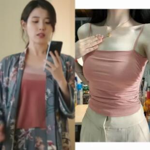 原版21世纪大君夫人成熙周李知恩同款吊带肩带胸垫外穿美背上衣打