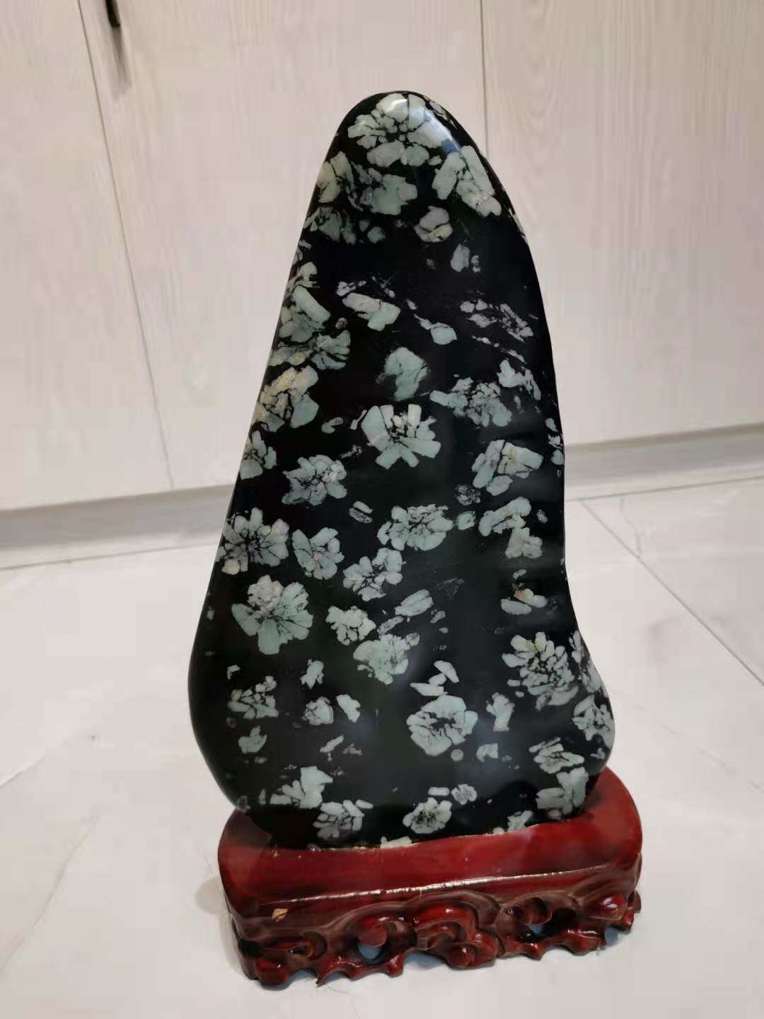 洛阳特产 精品牡丹石 天然奇石 观赏石 客厅办公室装饰品摆件s111