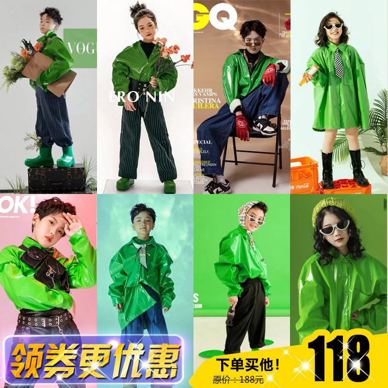 影楼潮童时尚帅气男女孩走秀服装