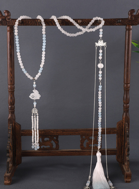 新中式汉服国风流苏项链