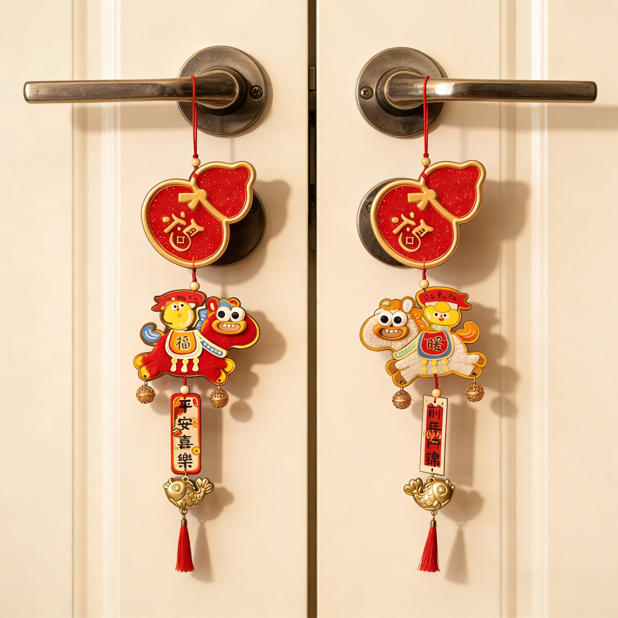 新年装饰品过年马年挂件春节2026年门上福字元旦生肖挂饰氛围布置,节庆用品/礼品,挂饰/生肖挂饰,淘宝优惠券,粉丝福利购,淘宝优惠卷