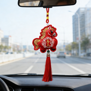 网红新款马年生肖(马上有钱)香包香囊挂件服饰配件国潮车挂饰礼物