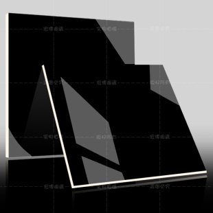 800地砖 客厅卧室 全抛釉超黑 地板砖 釉面砖 纯黑600 佛山瓷砖