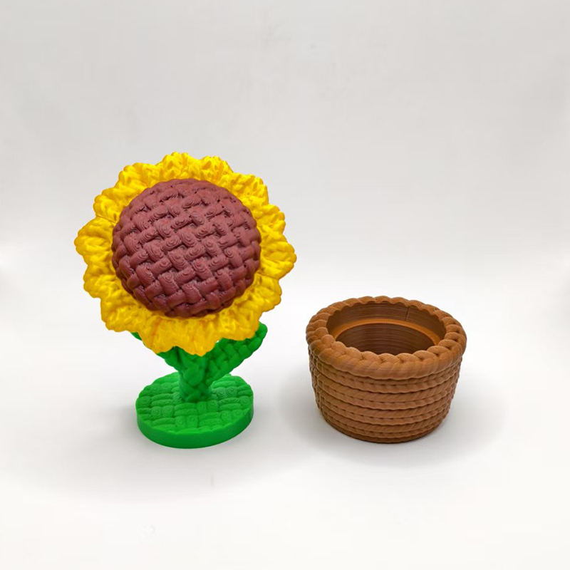 3d打印新款网红爆款向日葵摆件多颜色搭配夜市摆摊热品批量定制