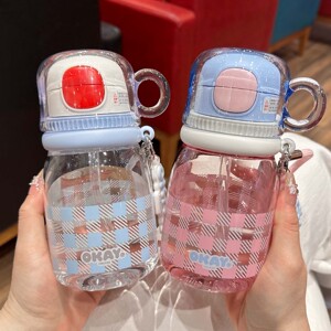 Tritan高颜值便携双饮吸管杯