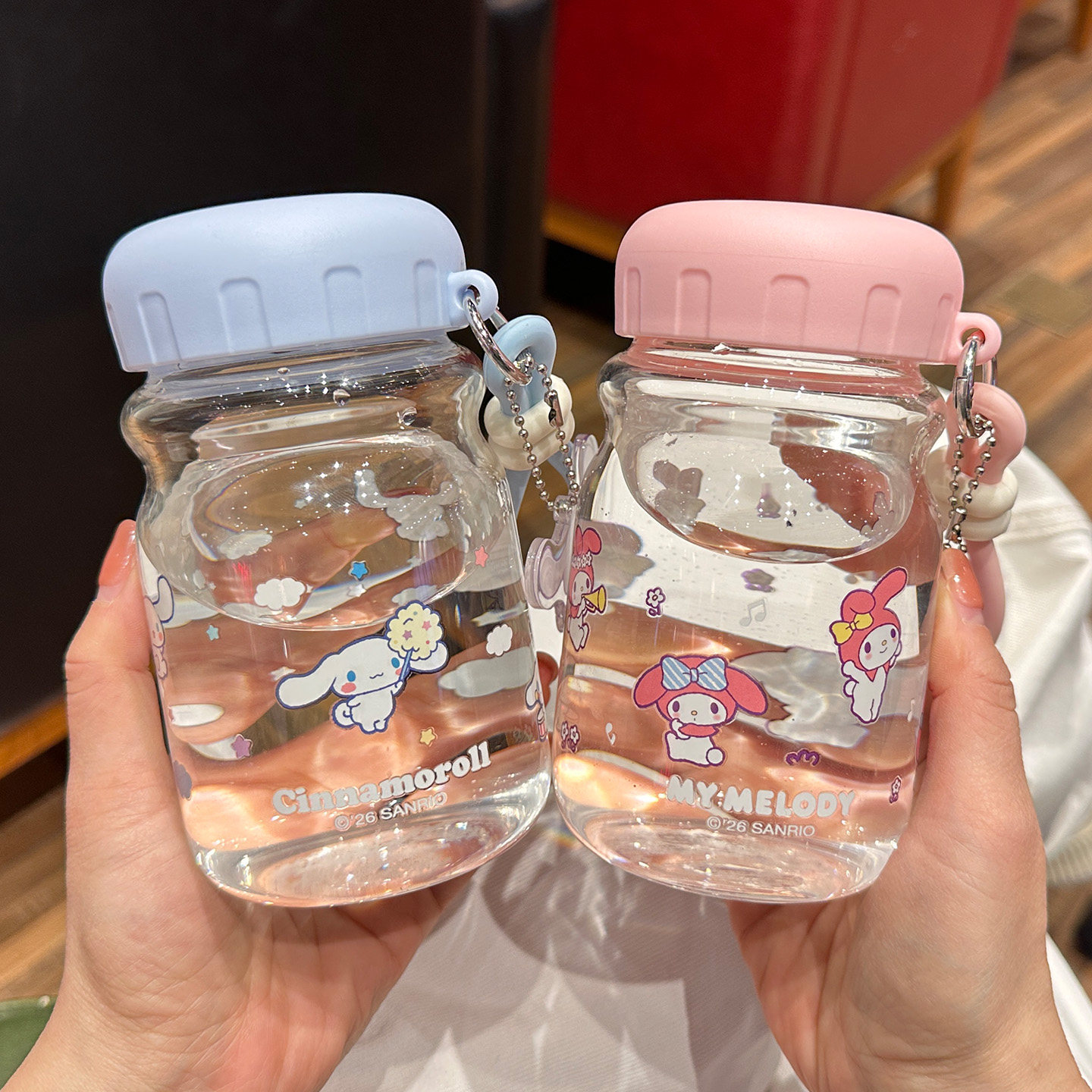 三丽鸥儿童水杯学生上学专用玻璃杯子女生小巧便携夏季耐高温水杯,餐饮具,玻璃杯,淘宝优惠券,粉丝福利购,淘宝优惠卷