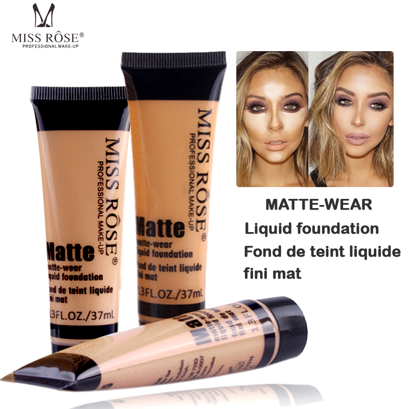 Face Makeup Liquid Matte Concealer Nude Foundation粉底液