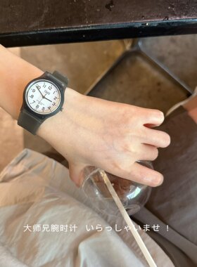 日本制Citizen西铁城Q&Q学生静音考试手表防水超轻指针男女生腕表