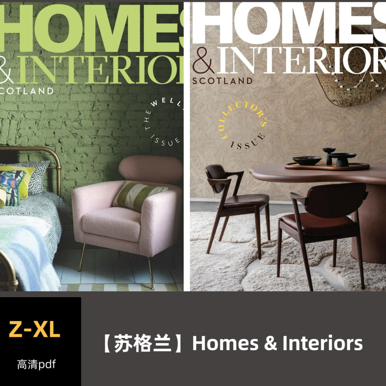 品界设计资料苏格兰Homes & Interiors 2022-2025合集高清pdf素材